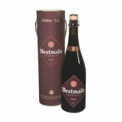 Пиво Westmalle Trappist Dubbel gift tube / Вестмалле Траппист Дубль в подарочном тубусе, 0,75