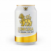 Пиво Singha / Cингха, 0,33 ж/б