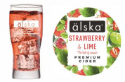 Пиво Älska Strawberry & Lime Fruit Cider / Альска клубника и лайм, кега 30 л