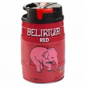 Пиво Delirium Red  mini-keg / Делириум Ред мини-кег,  5 L