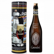 Пиво Corsendonk Pater Dubbel gift tube / Корсендонк Патер Дубль в подарочном тубусе 0,75