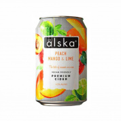 Сидр Älska Peach, mango & Lime / Альска Персик, манго и лайм, ж\б 0,33